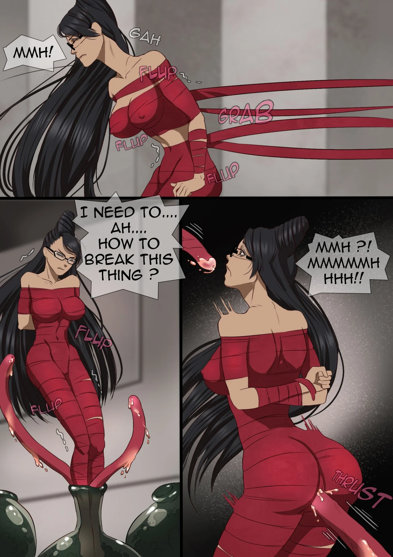 Bayonetta's troube porn comic picture 3