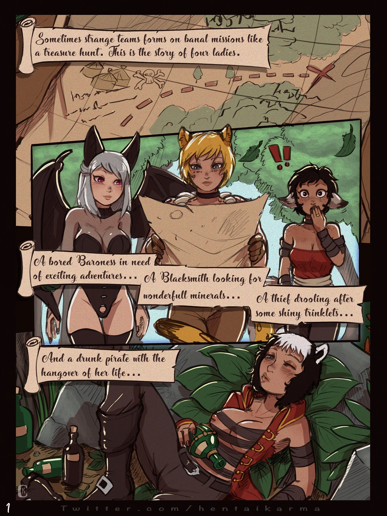 Beauties in the deep porn comic picture 2