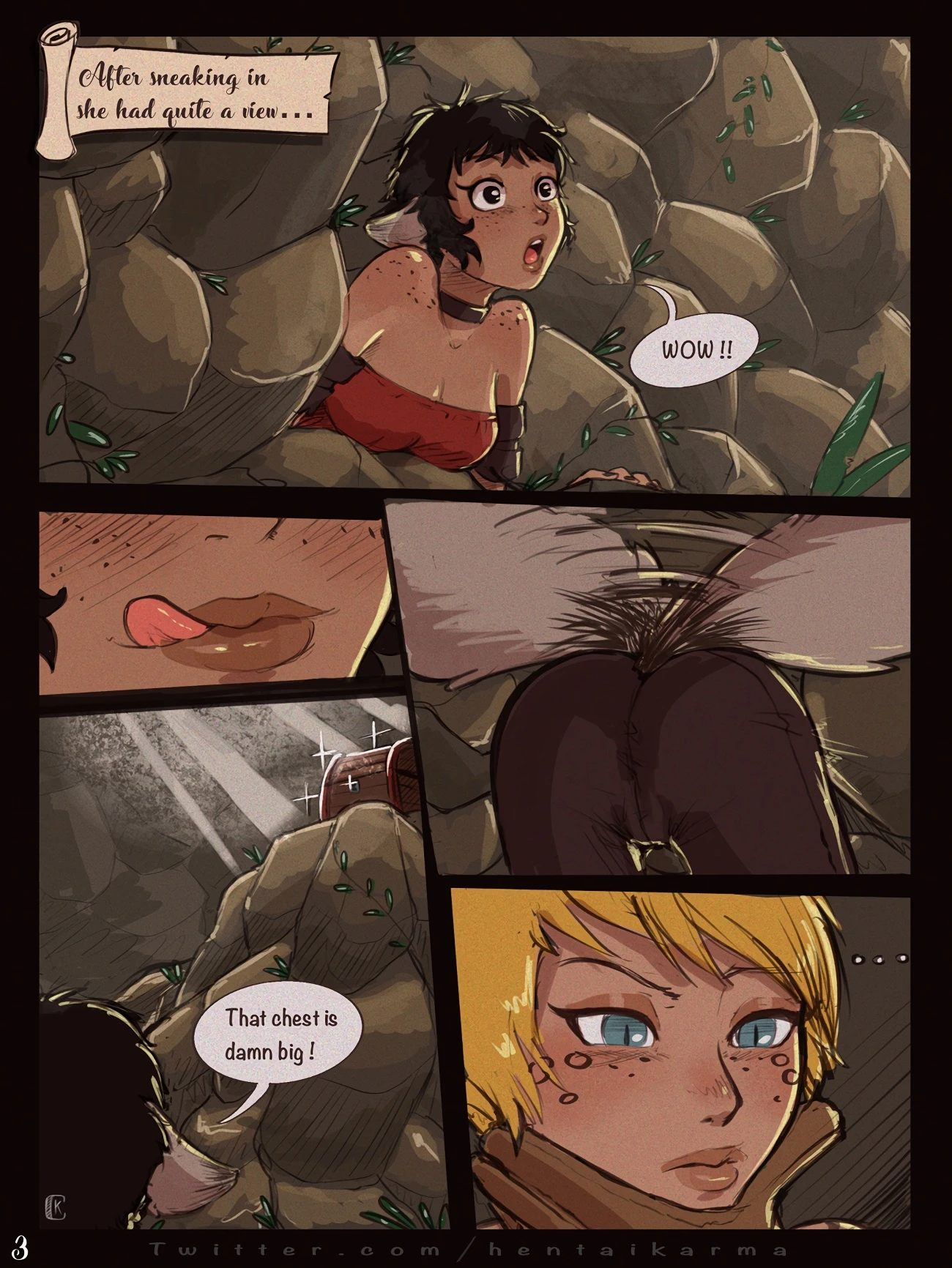 Beauties in the deep porn comic picture 4