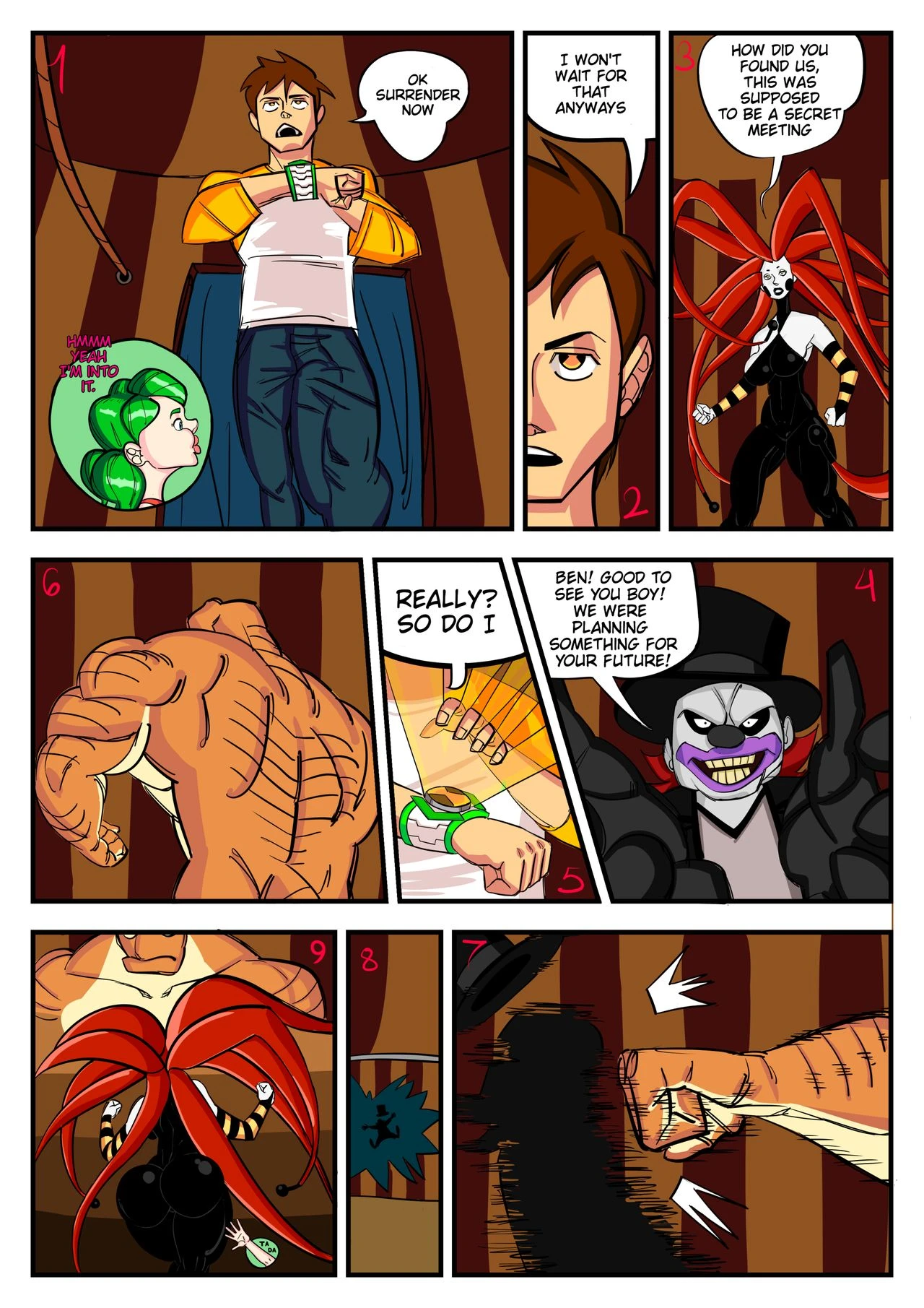 BEN 10 AMUSEMENT porn comic picture 4