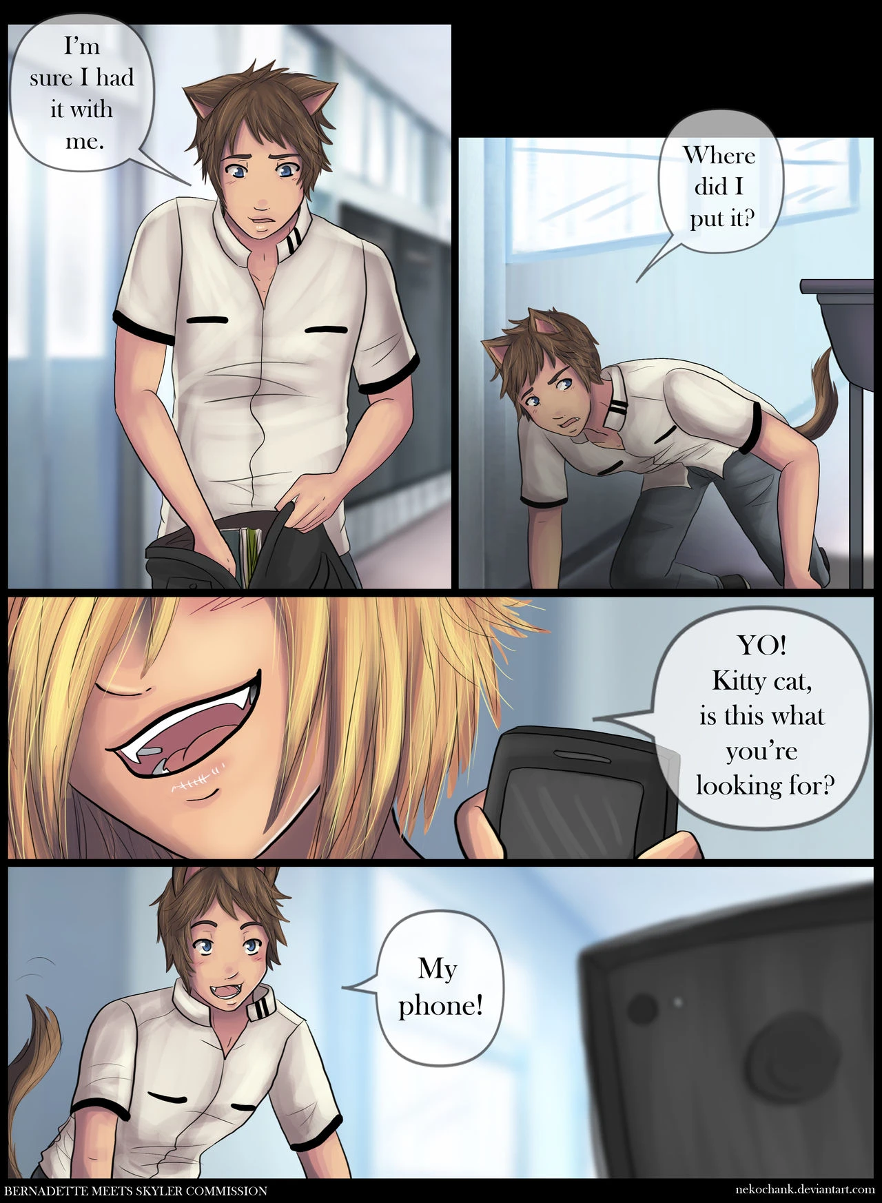 Bernadette Meets Skyler porn comic picture 2