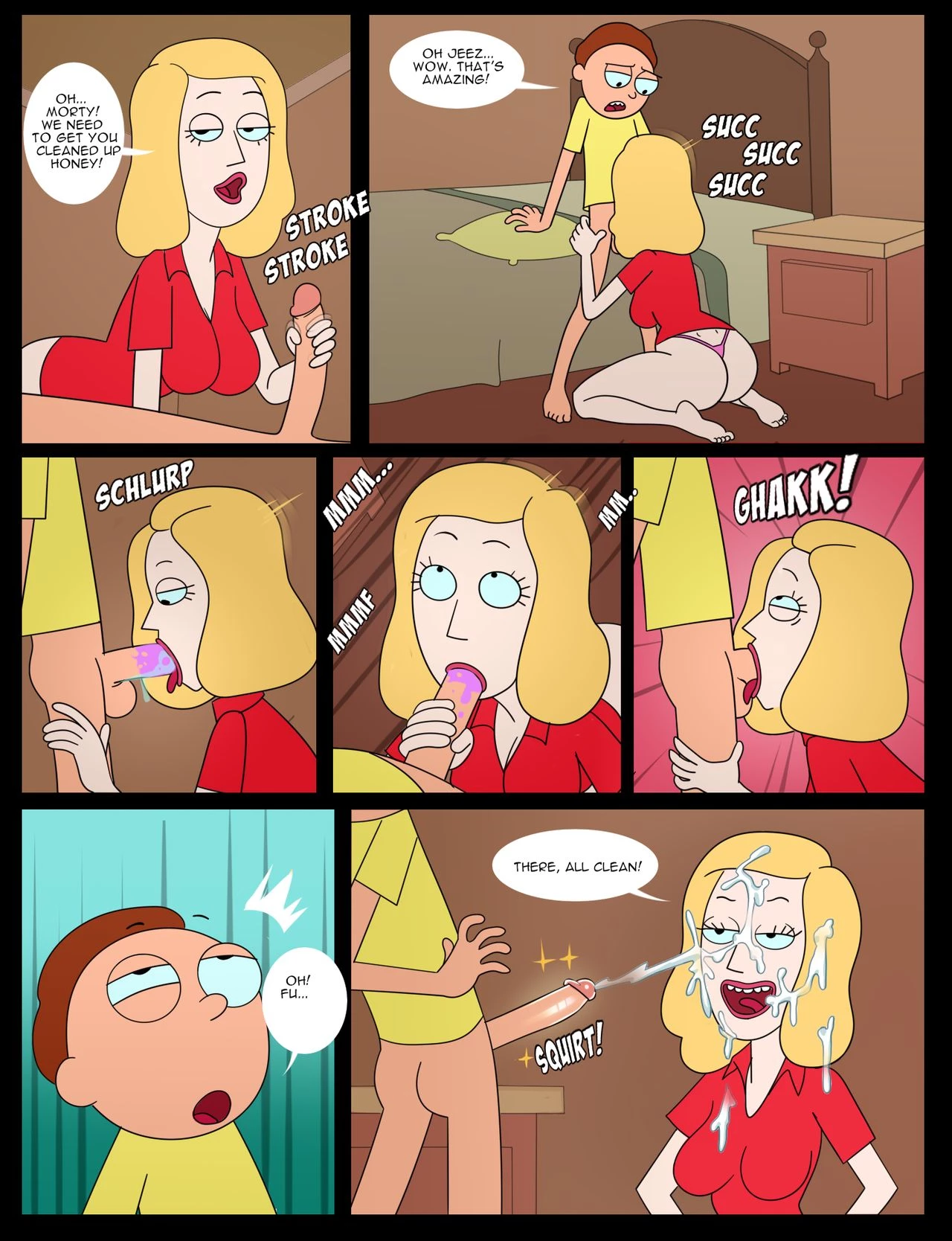 Beth and Morty porn comic picture 10