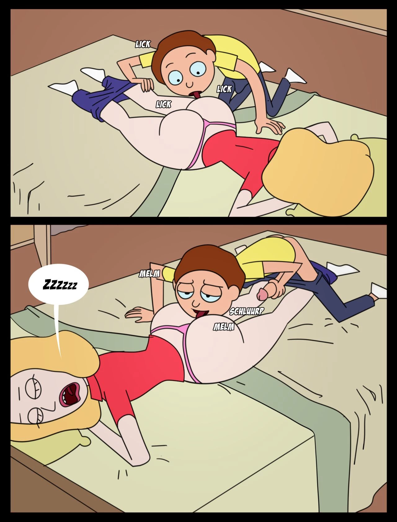 Beth and Morty porn comic picture 3