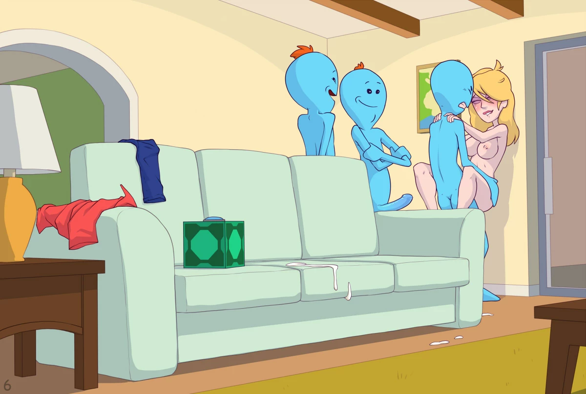 Beth and Mr Meeseeks porn comic picture 6