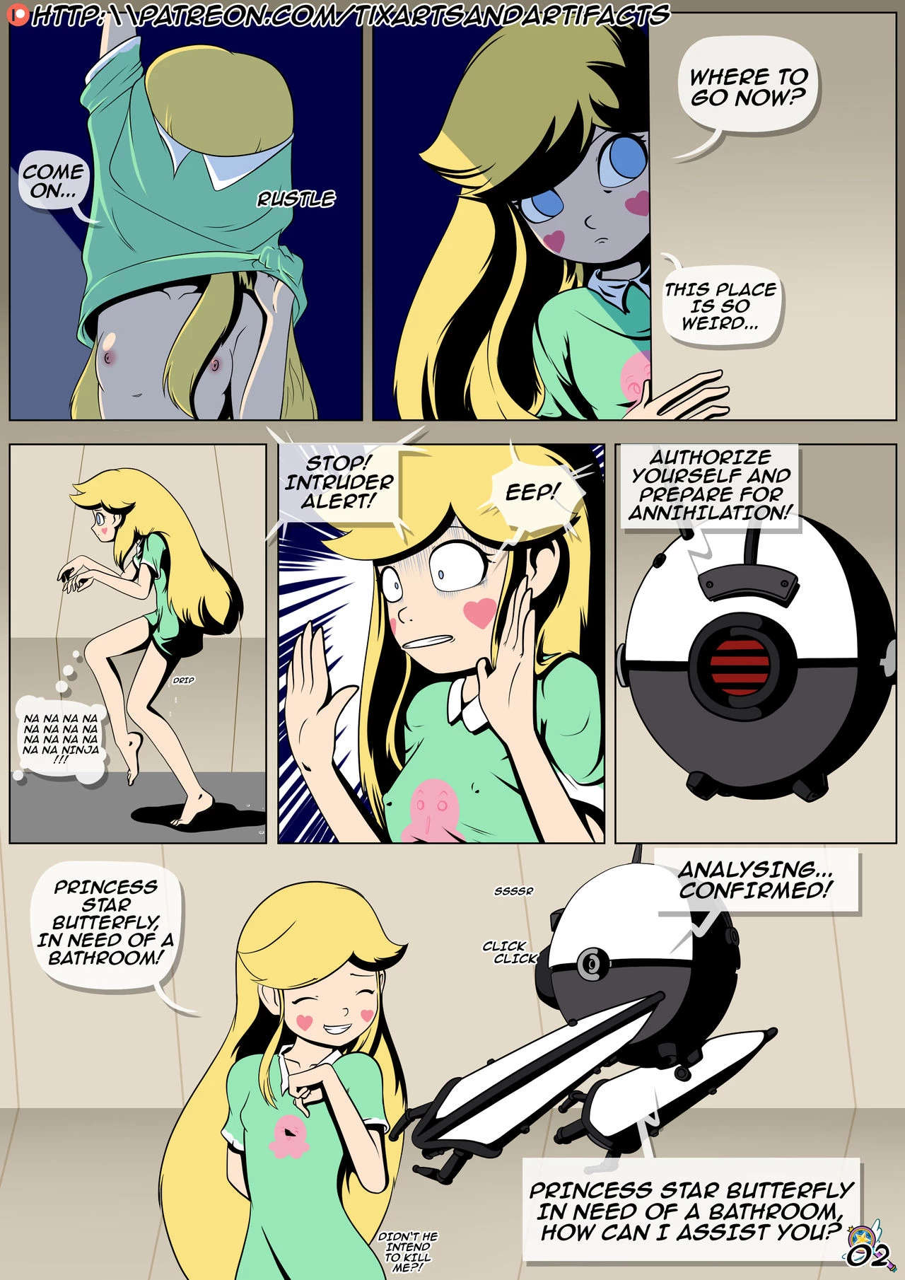 Between Dimensions - Part 2: Magic Panties porn comic picture 3