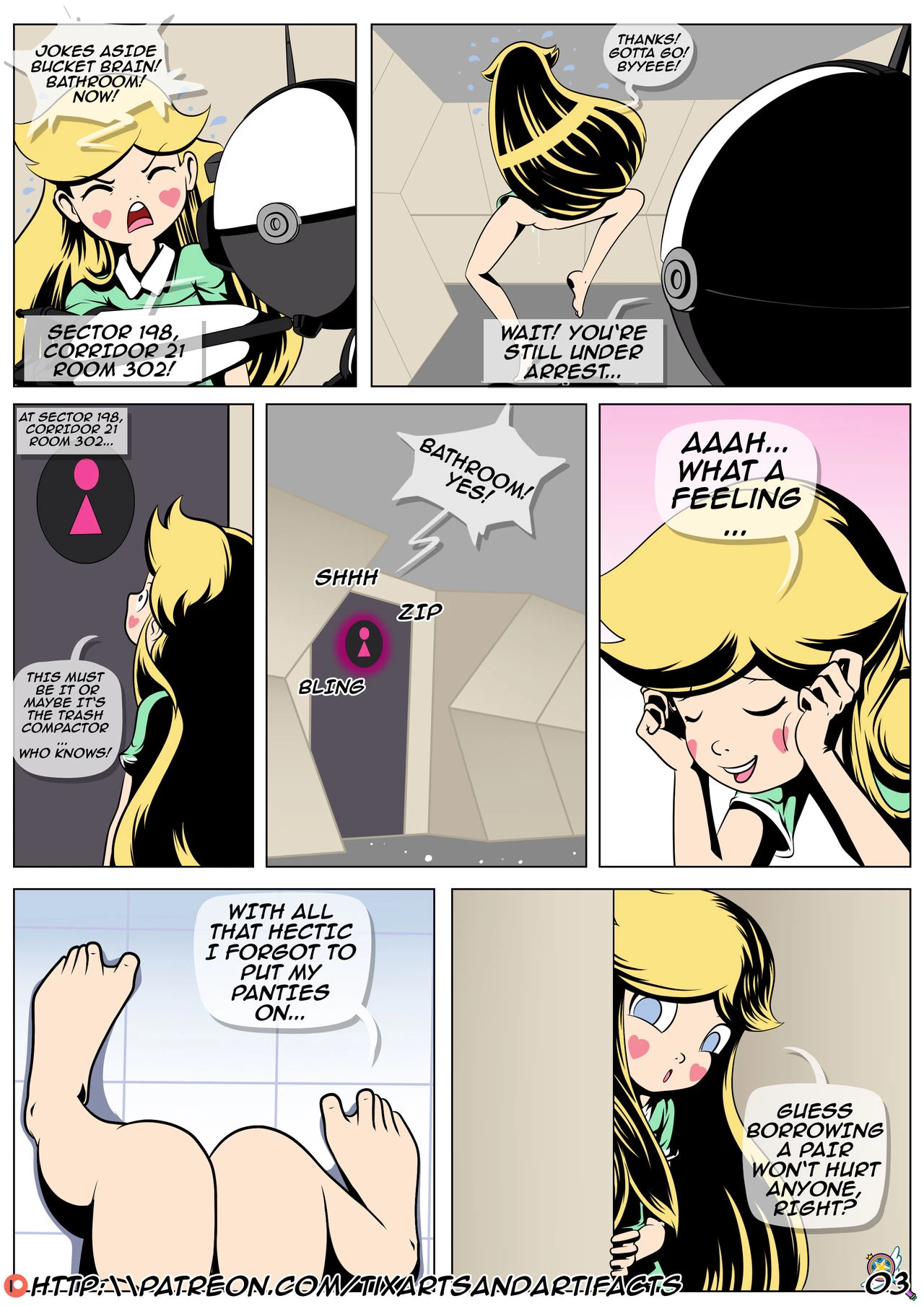 Between Dimensions - Part 2: Magic Panties porn comic picture 4