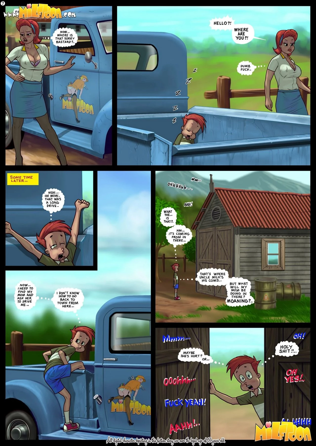 Big Johnny porn comic picture 8