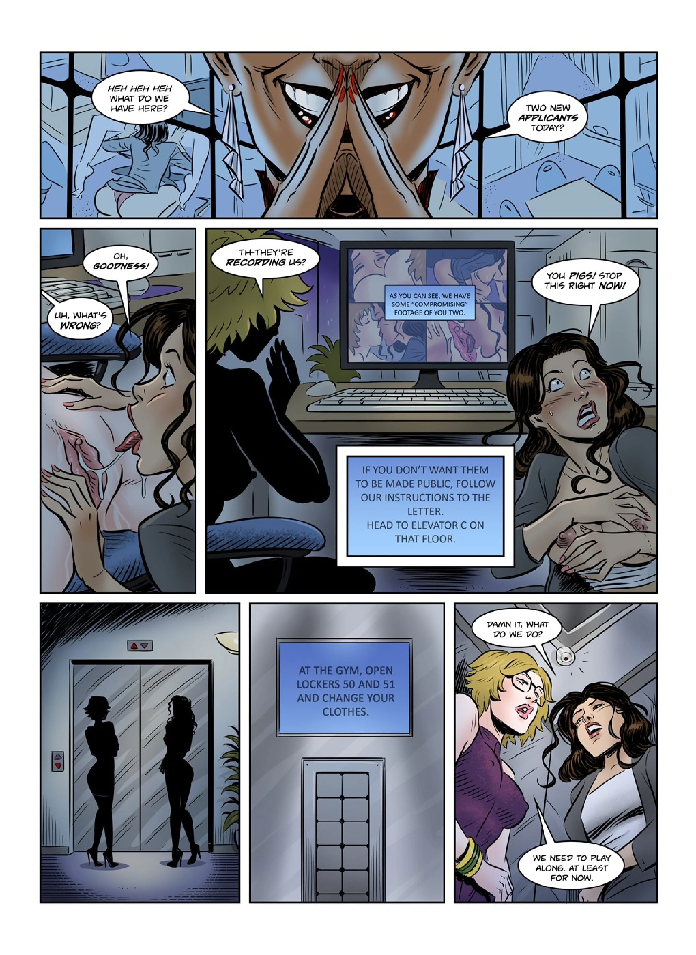 Bizarre Office porn comic picture 10