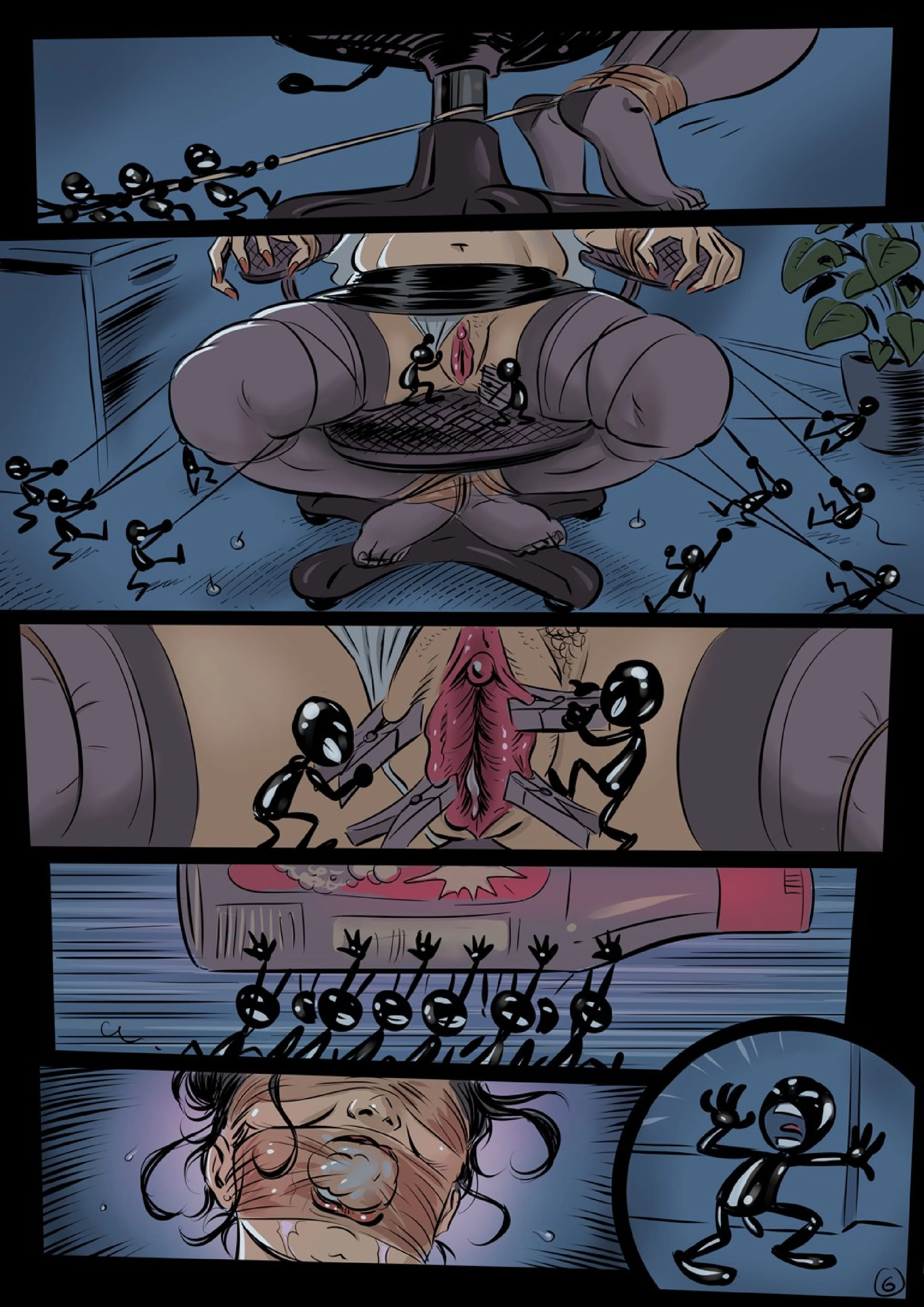 Bizarre Office porn comic picture 21