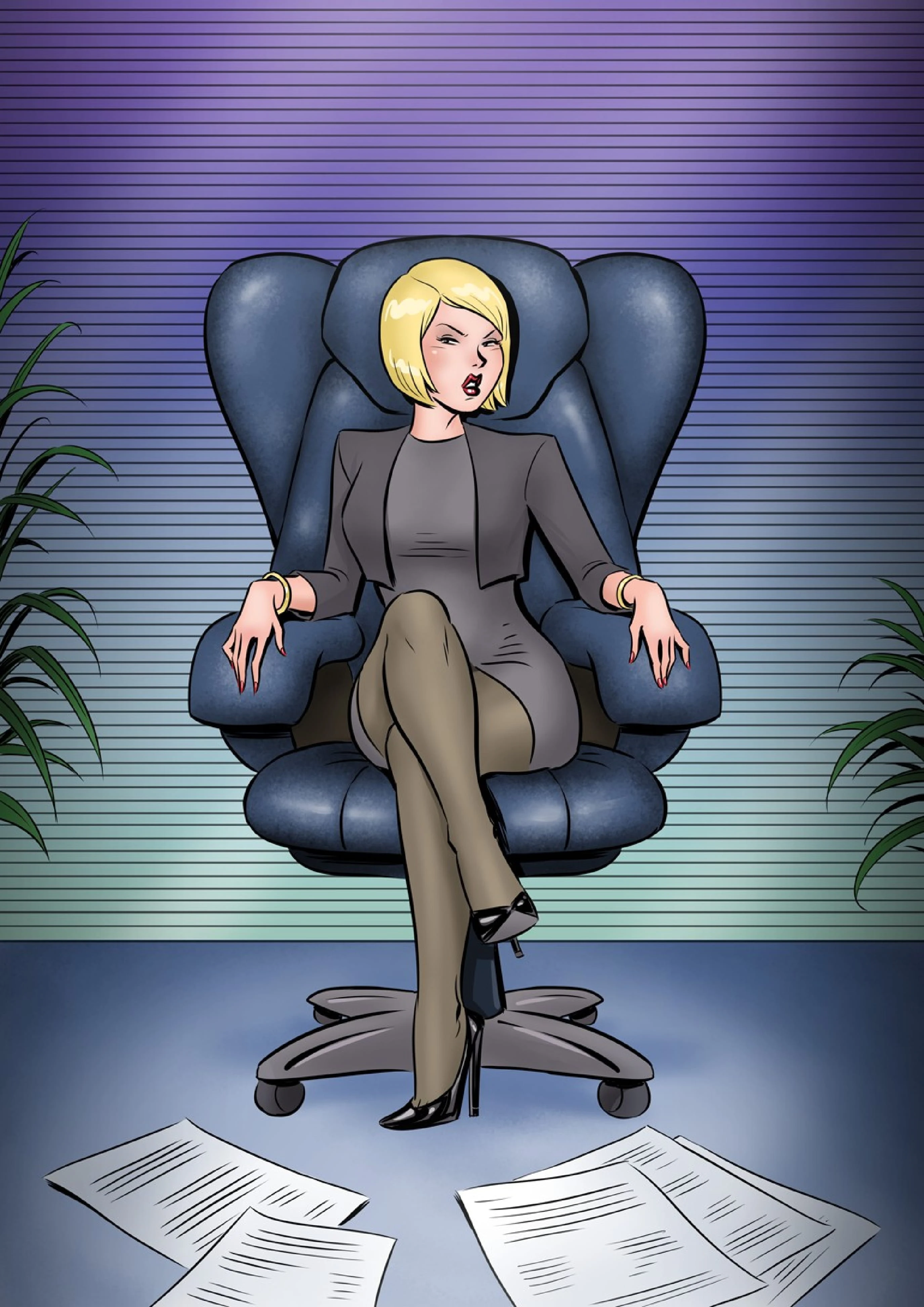 Bizarre Office porn comic picture 23