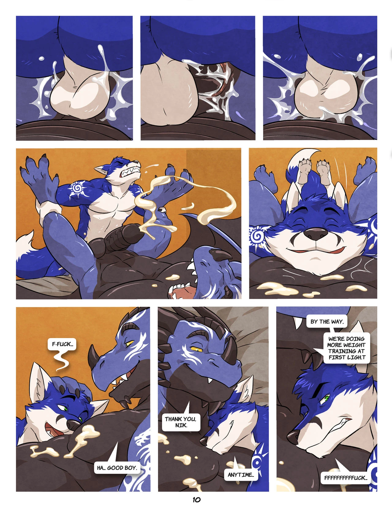 Black and Blue 2 porn comic picture 10