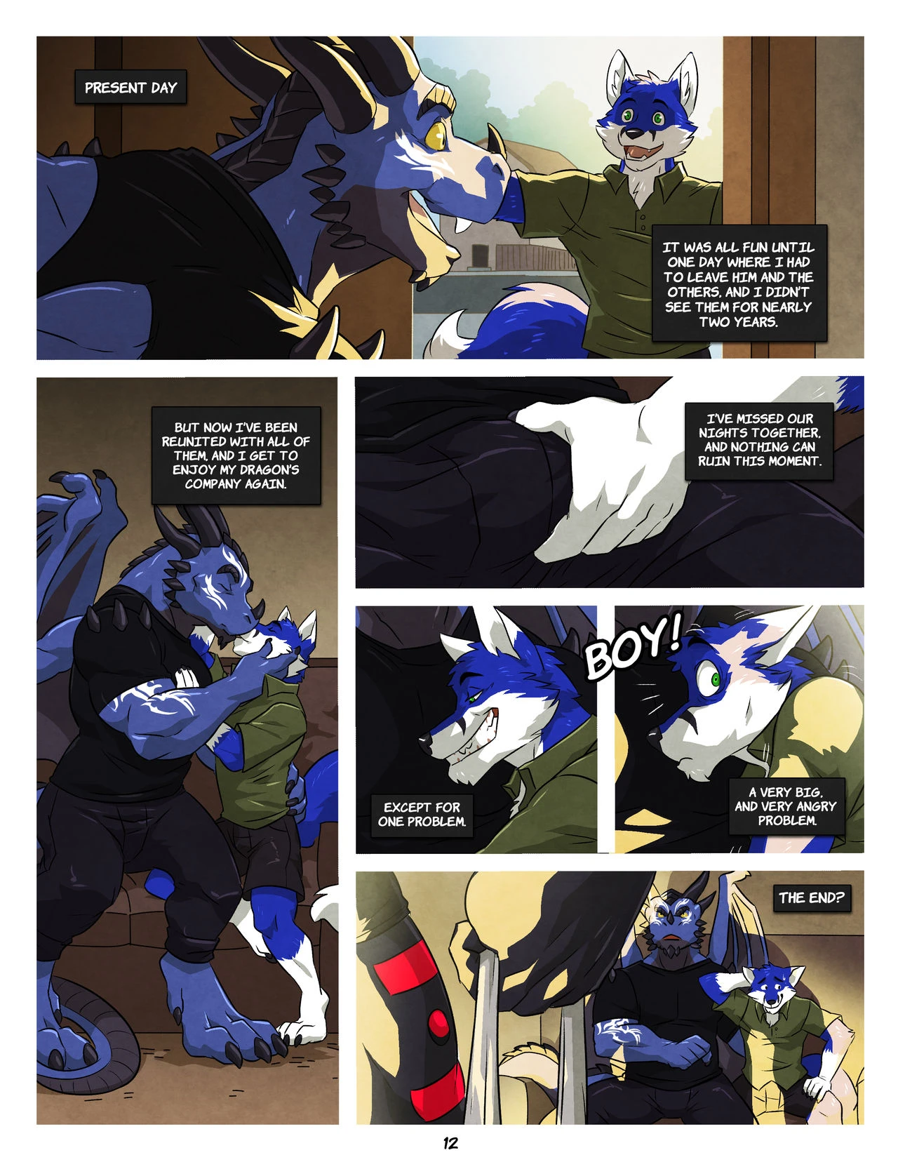 Black and Blue 2 porn comic picture 12