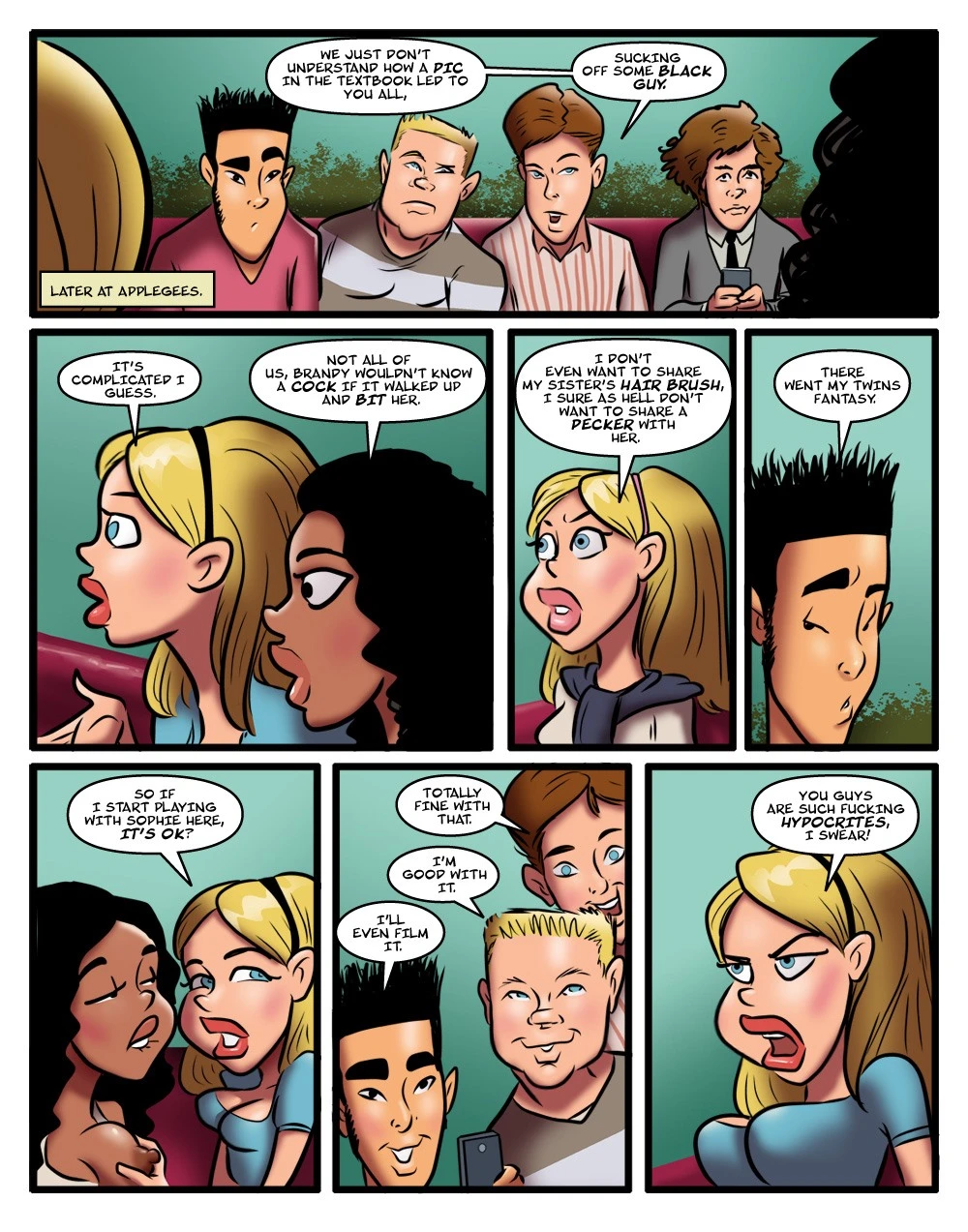 Black Cock Institute porn comic picture 12