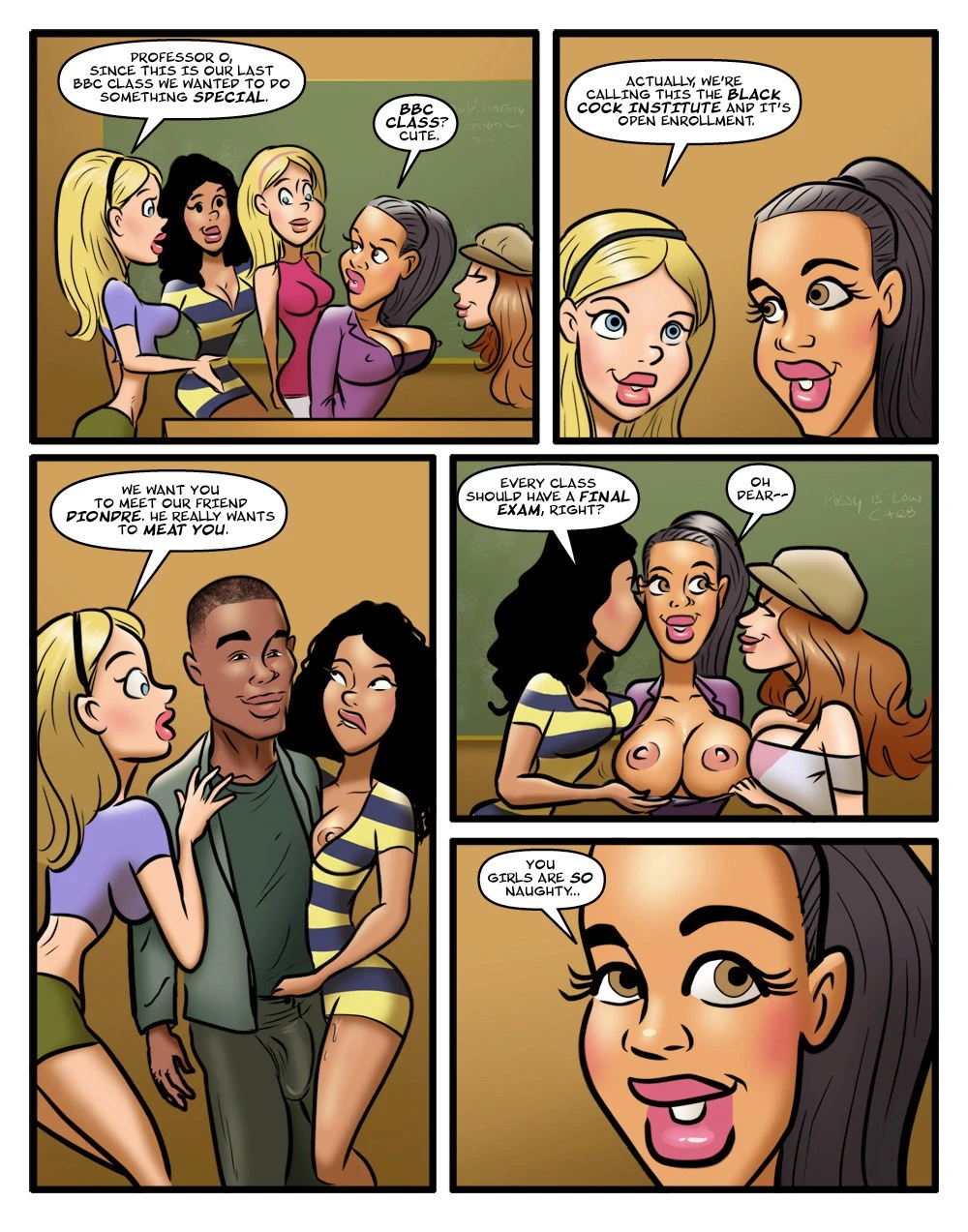 Black Cock Institute porn comic picture 20