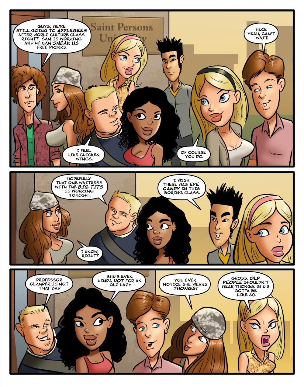 Black Cock Institute porn comic picture 3