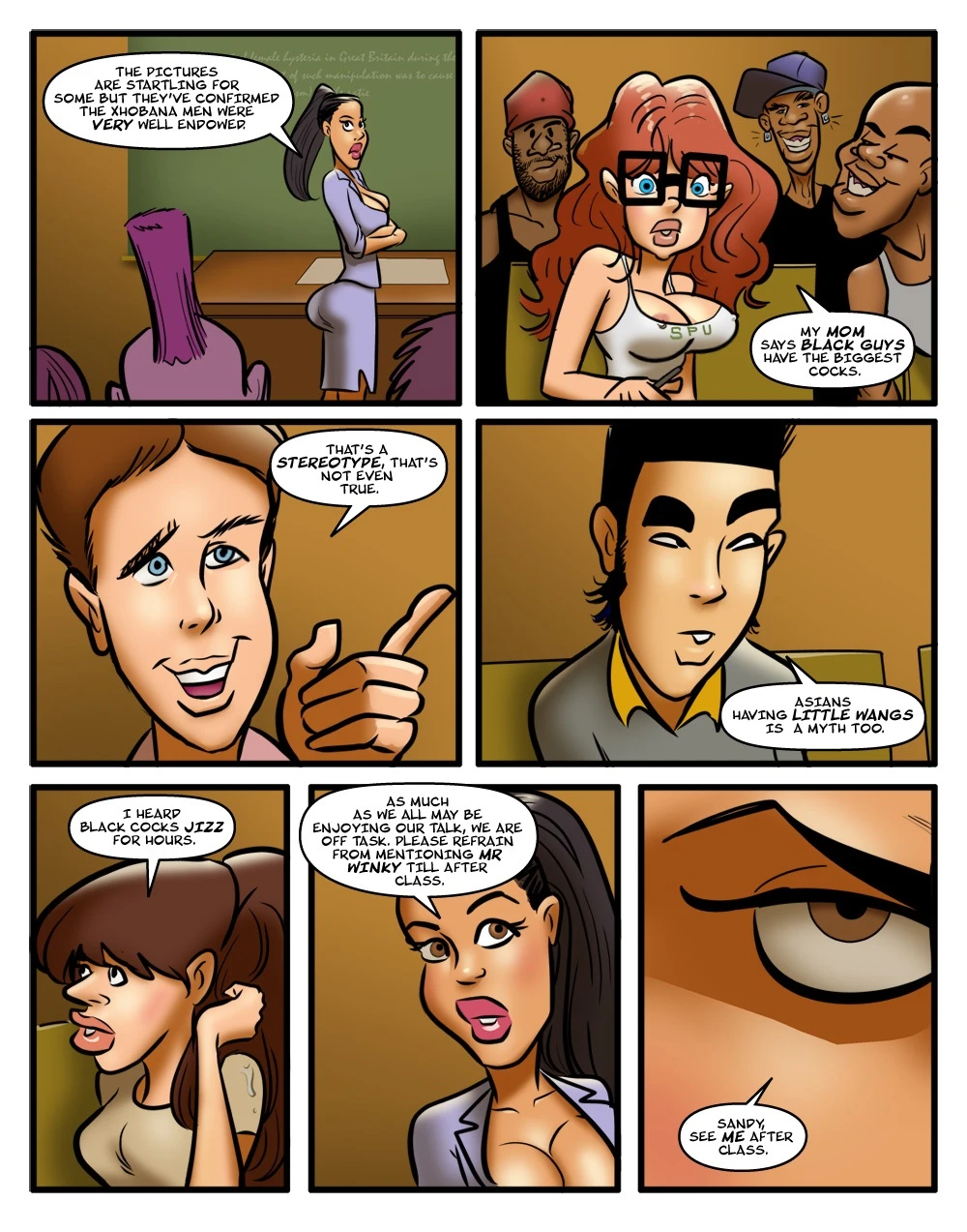 Black Cock Institute porn comic picture 5