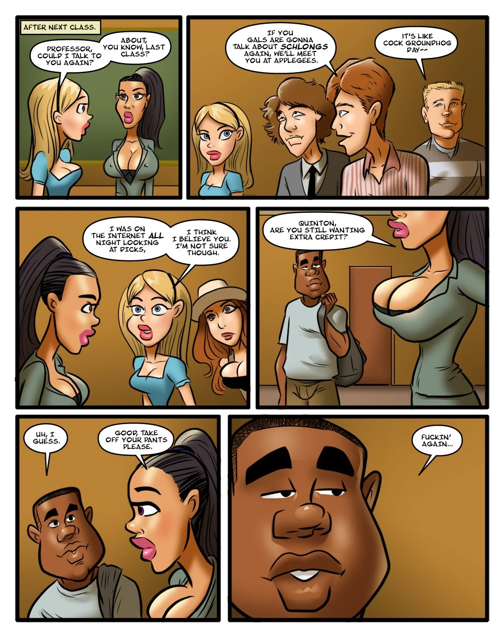 Black Cock Institute porn comic picture 8