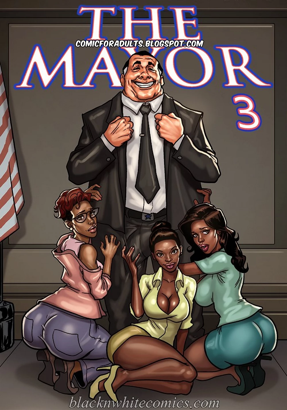 BlackNWhiteComics - The Mayor 3 porn comic picture 1
