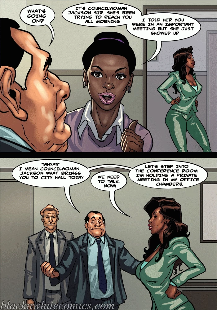 BlackNWhiteComics - The Mayor 3 porn comic picture 104