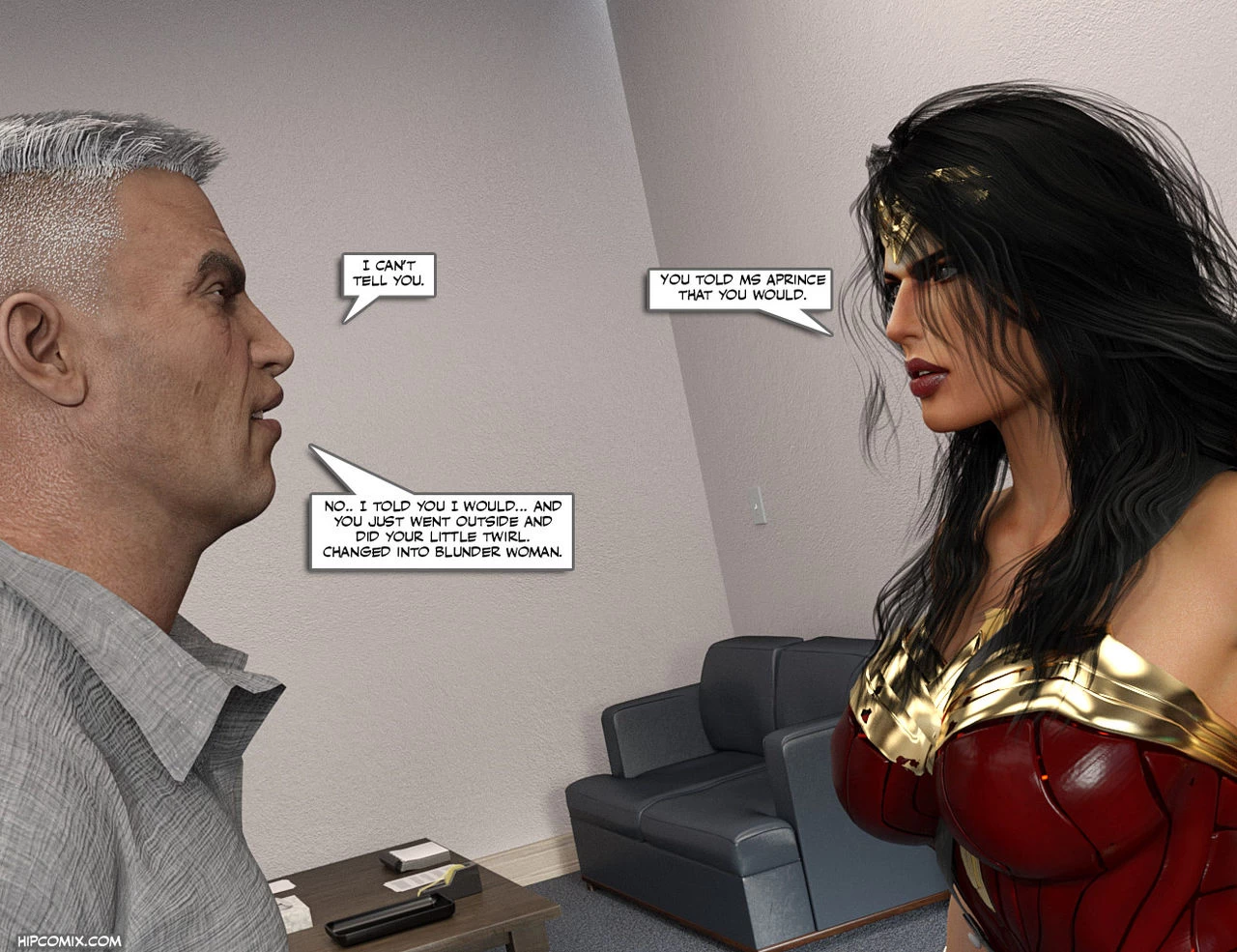 Blunder Woman: The Vanishing porn comic picture 19