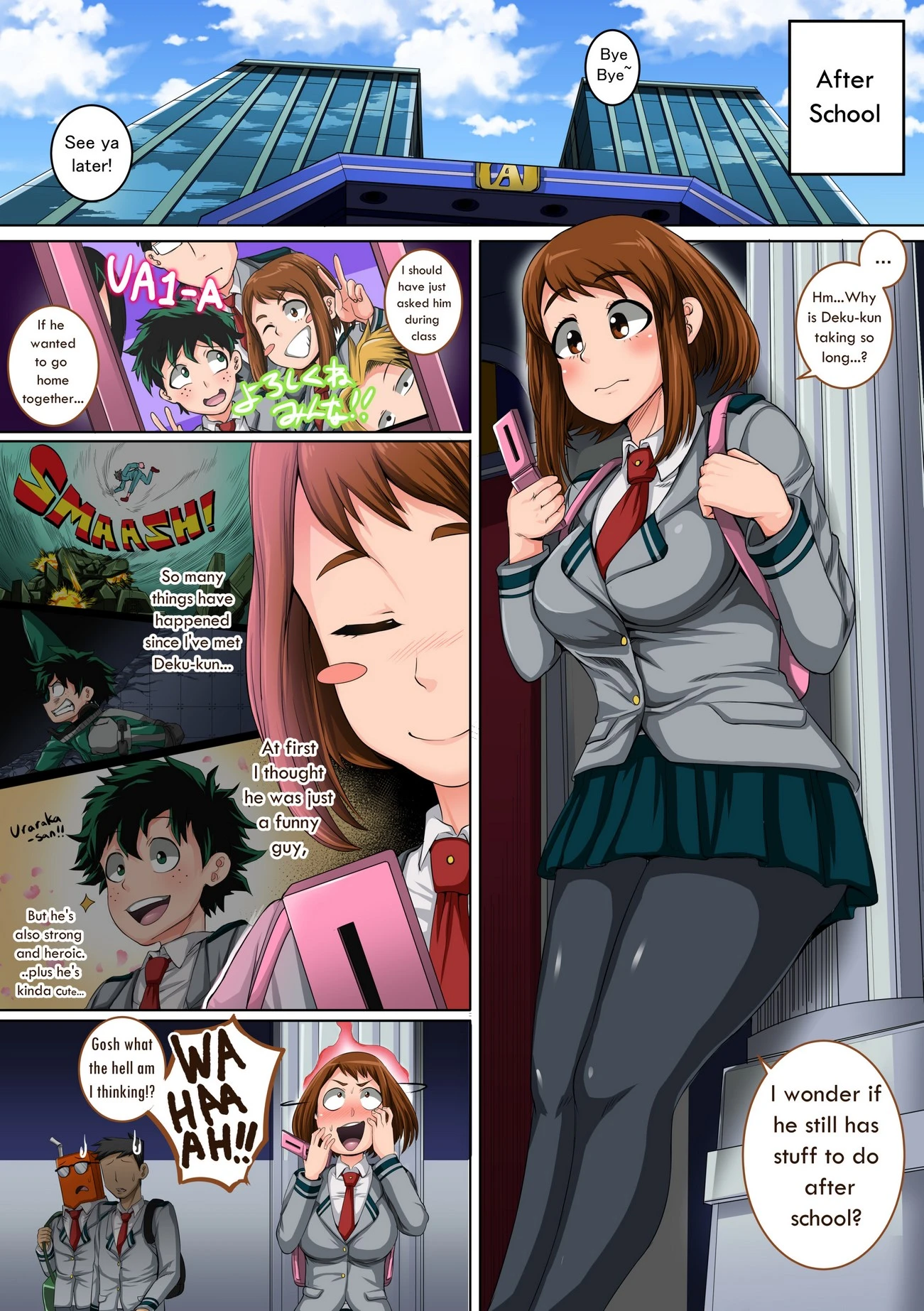 Boku no Harem Academia 3 porn comic picture 2