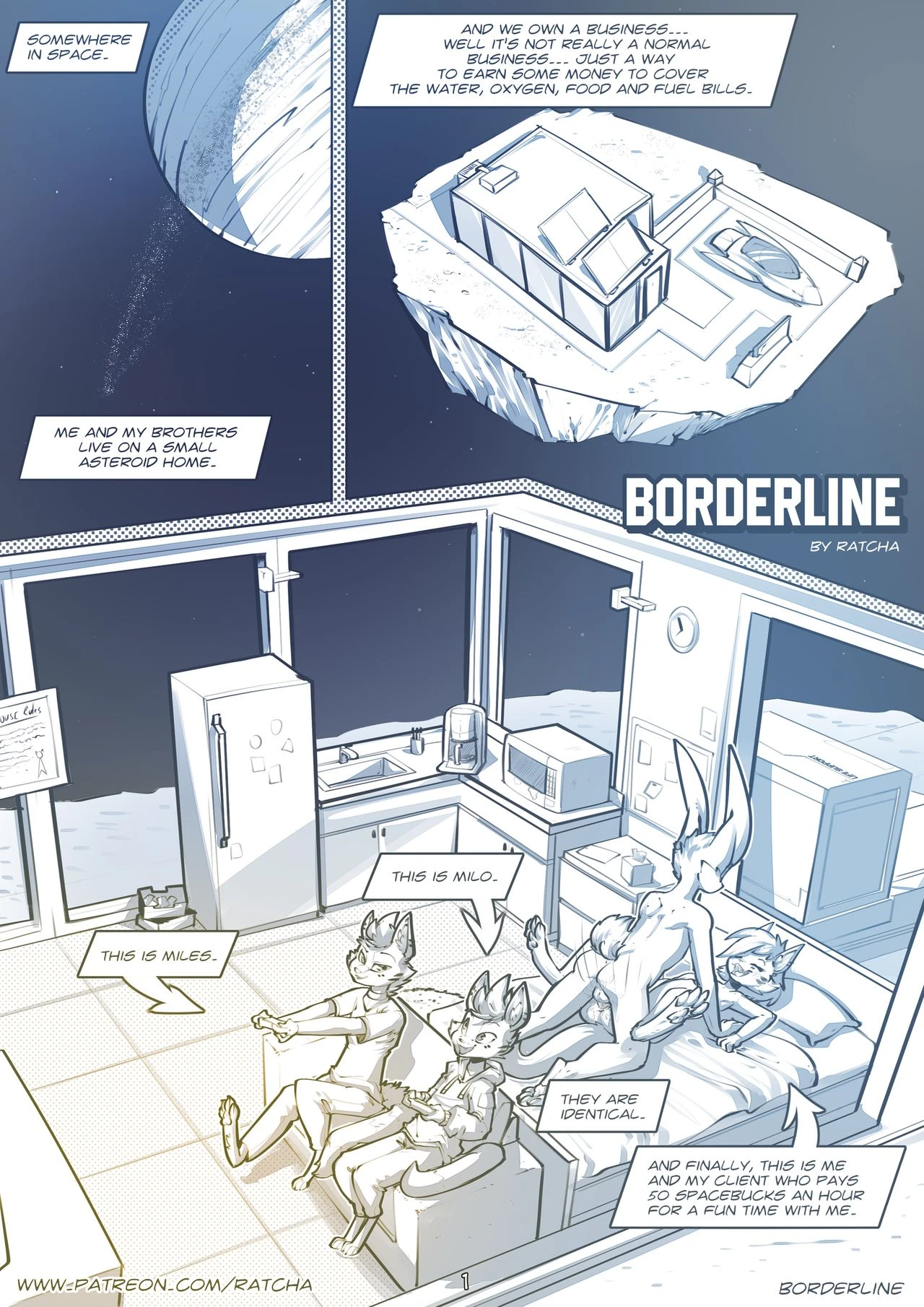 Borderline porn comic picture 1