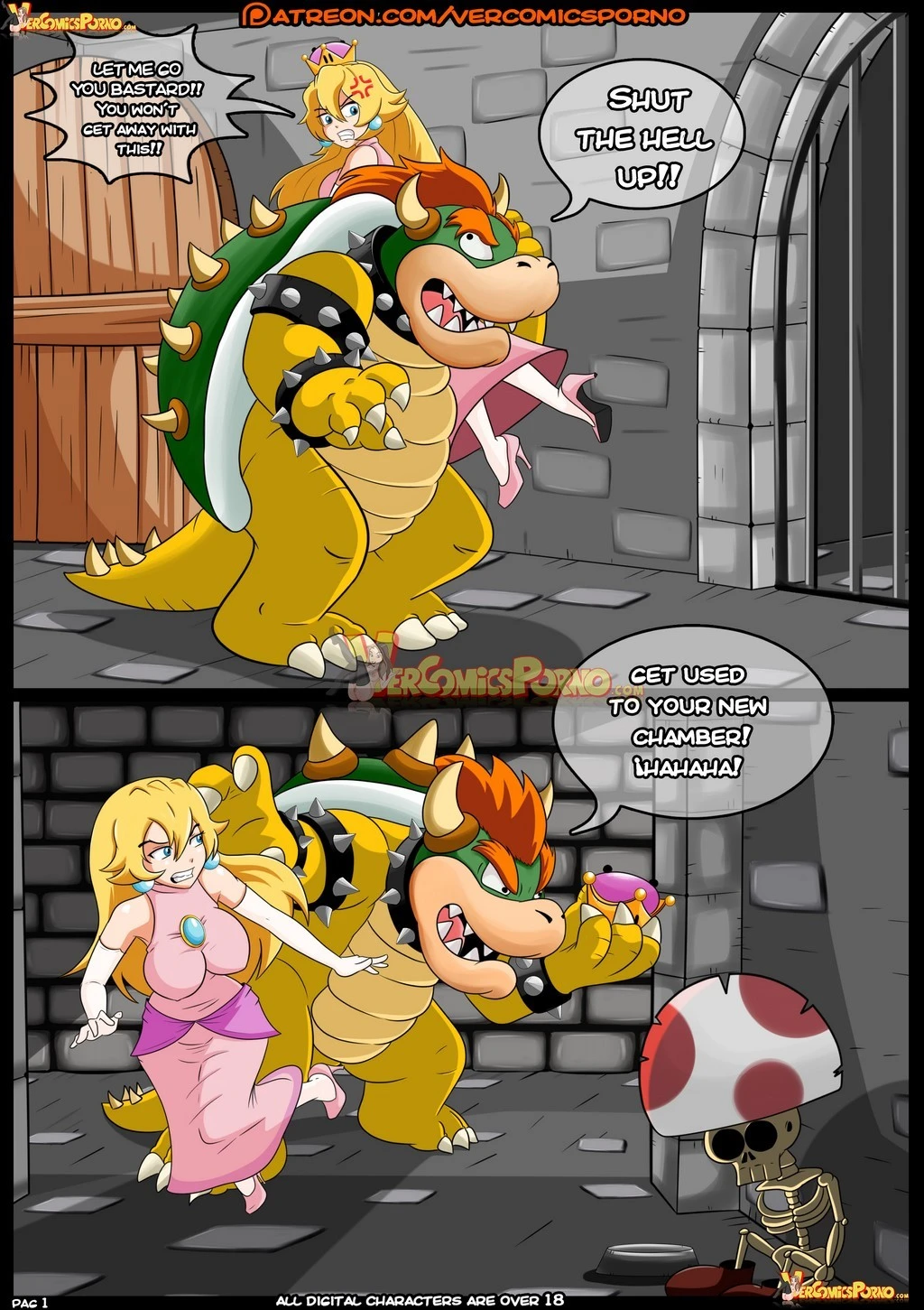 Bowsette: Rescue porn comic picture 2