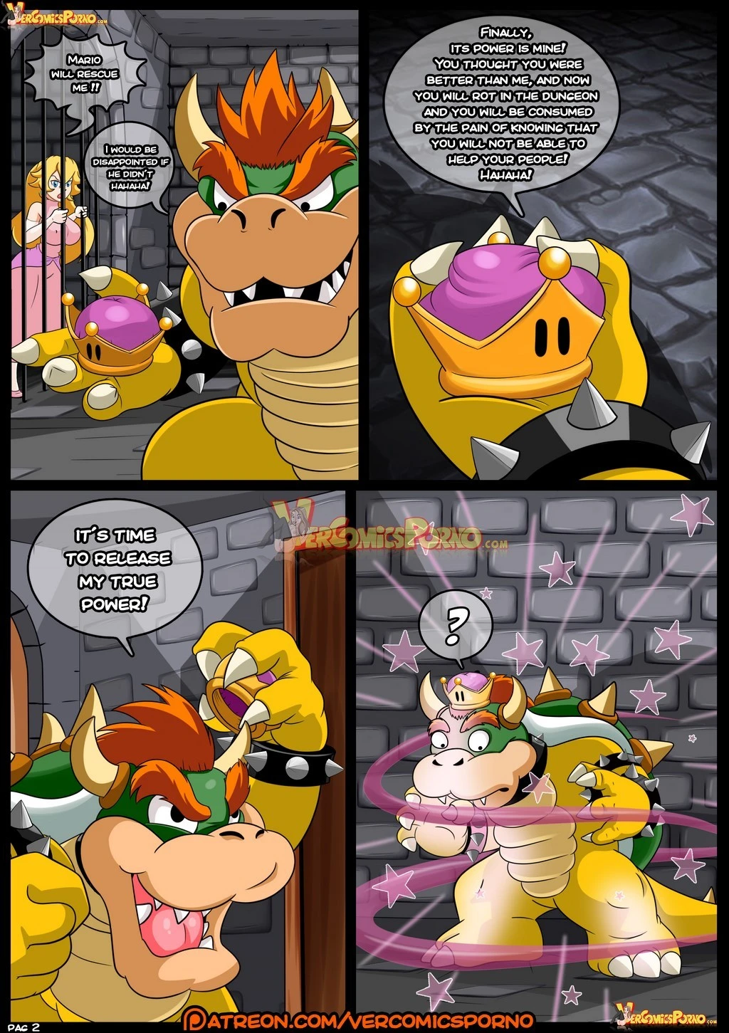 Bowsette: Rescue porn comic picture 3