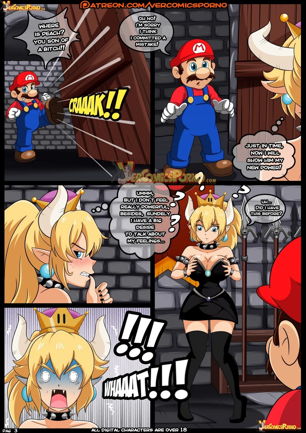 Bowsette: Rescue porn comic picture 4