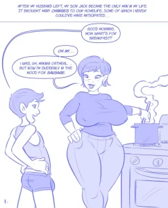 Breakfast porn comic picture 1