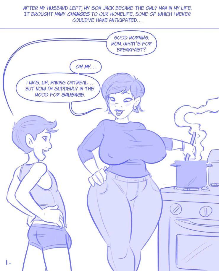 Breakfast porn comic picture 1