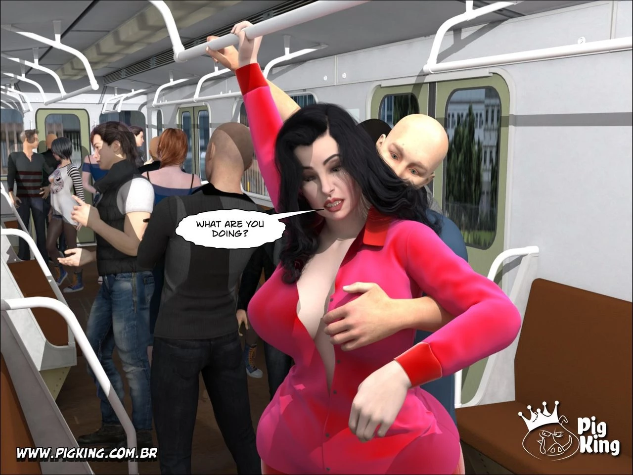 Brigitte - Rush Hour porn comic picture 19
