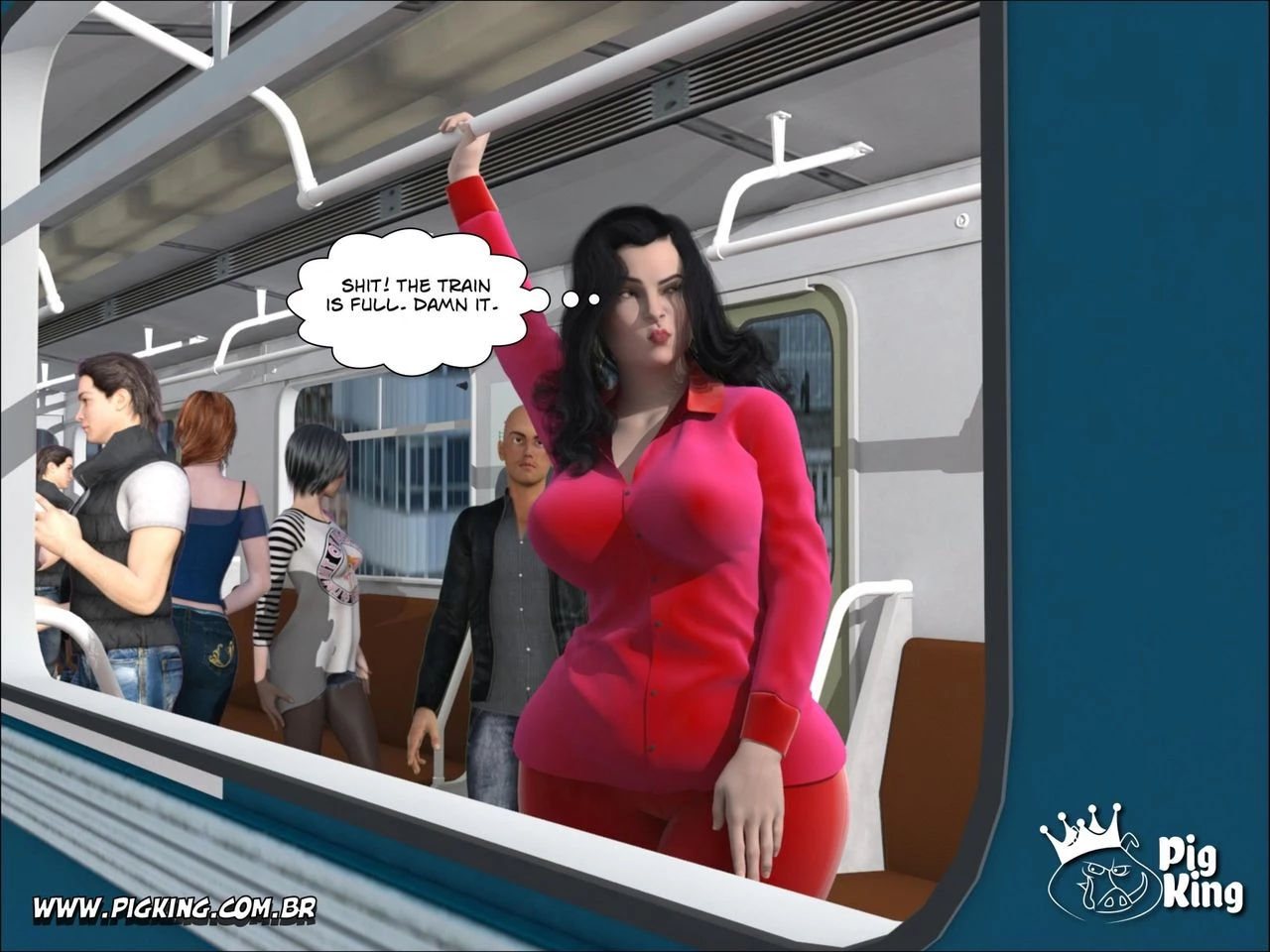 Brigitte - Rush Hour porn comic picture 2