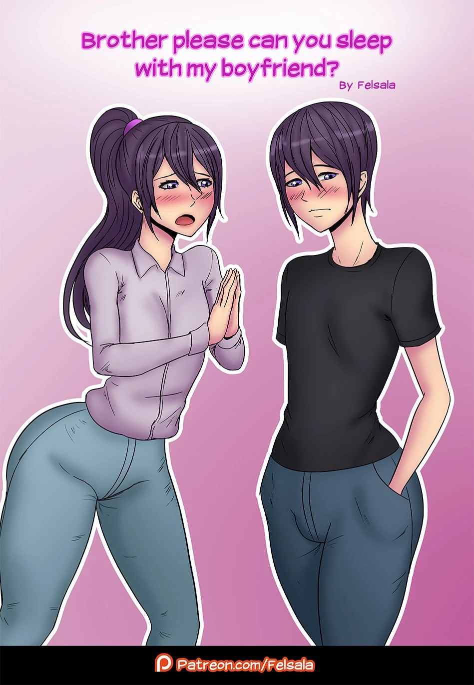 Brother please can you sleep with my boyfriend porn comic picture 1