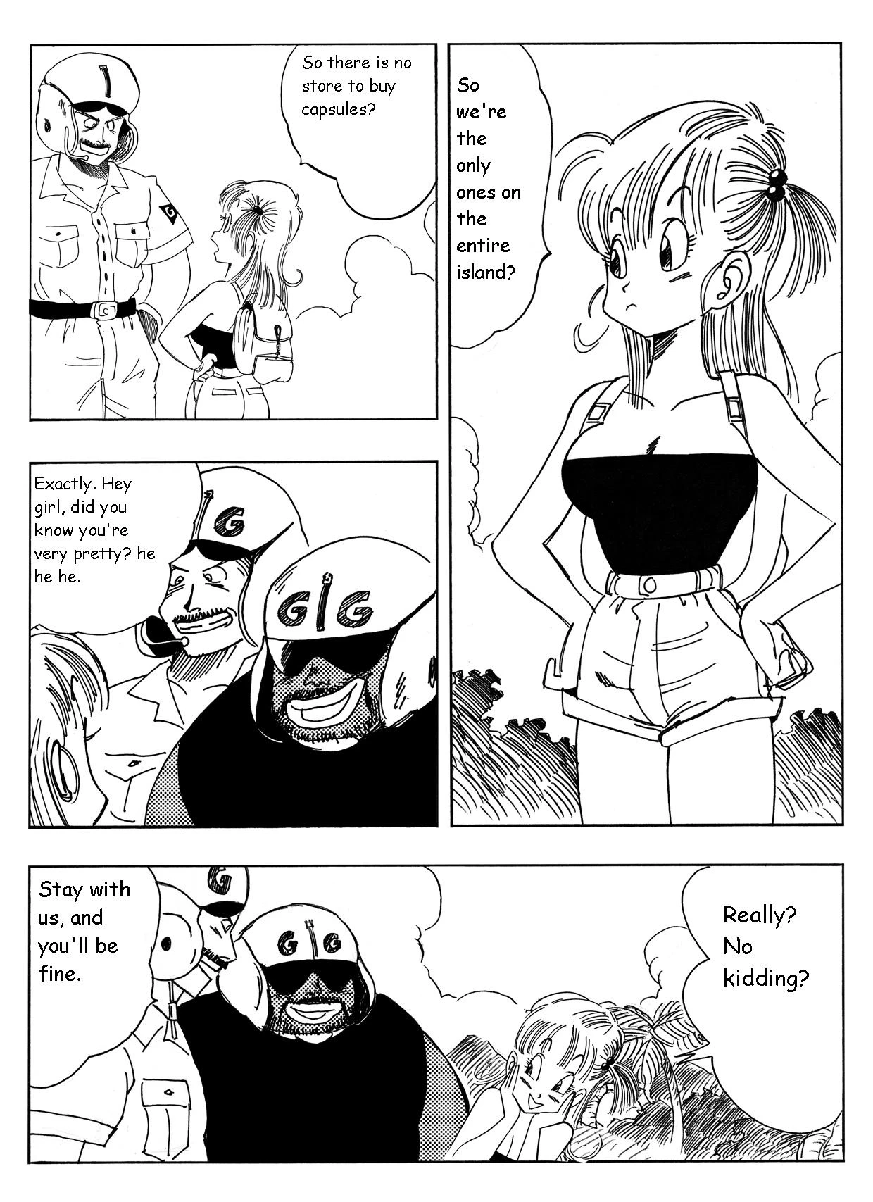 Bulma and Company porn comic picture 2