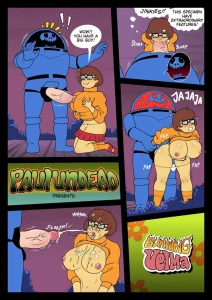 Burning Velma porn comic picture 1