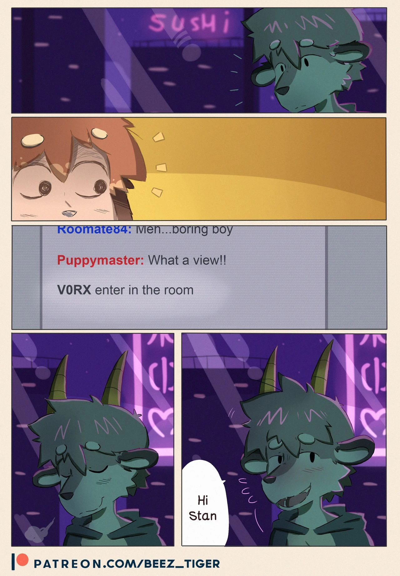 Cam Friends porn comic picture 9