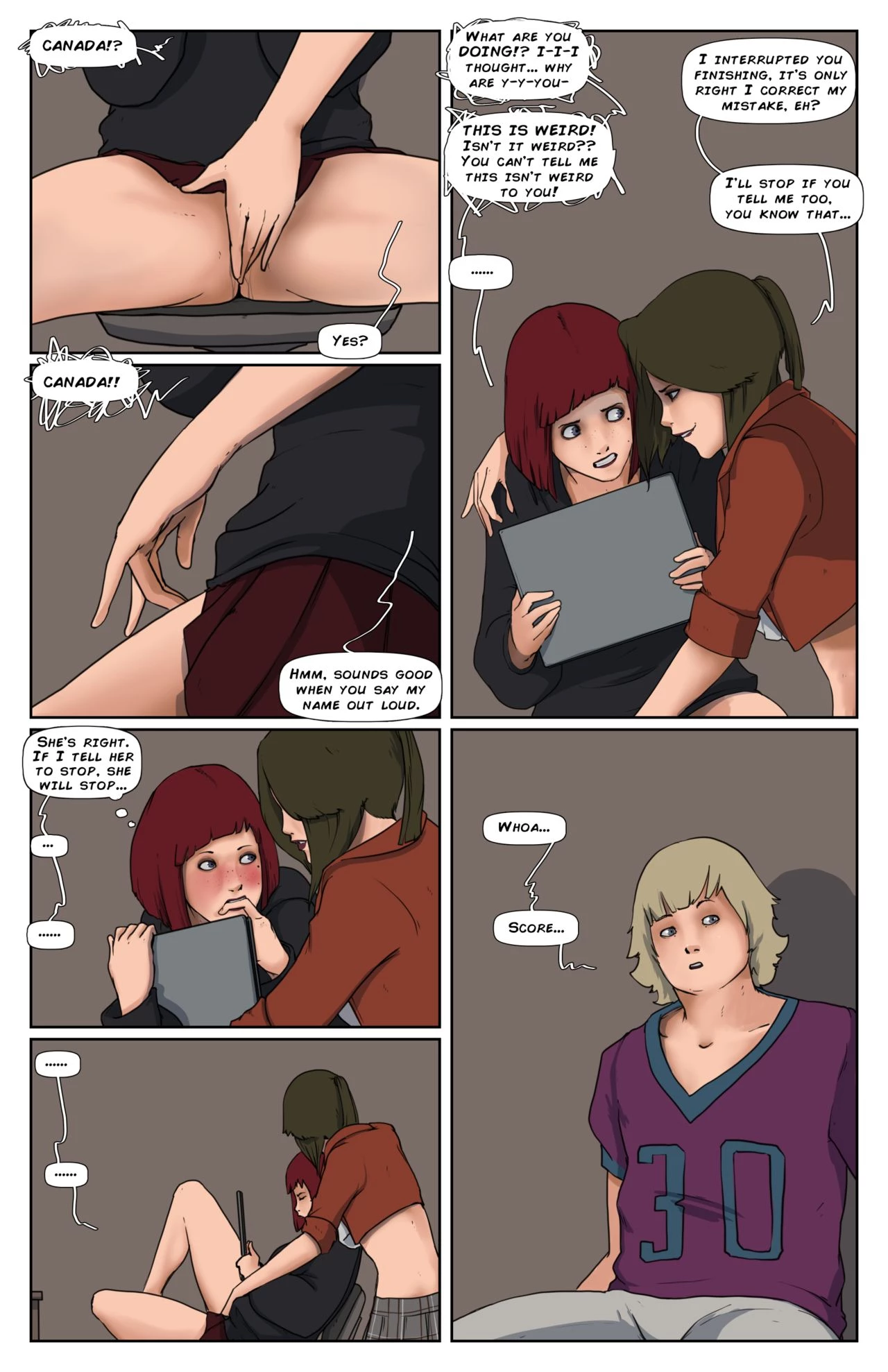 Canada Jones. Prequel porn comic picture 15