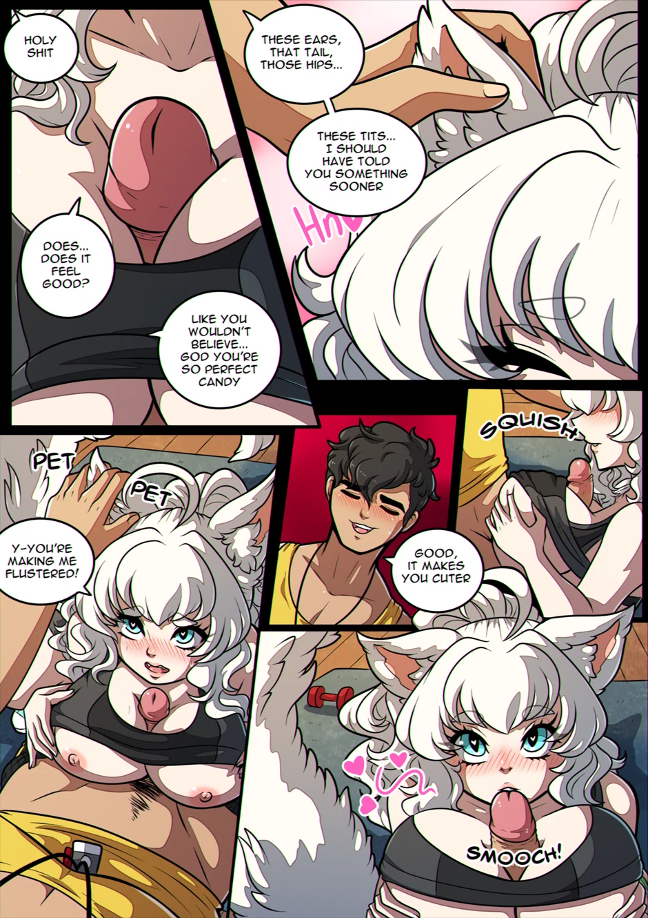 Candy's Workout porn comic picture 14