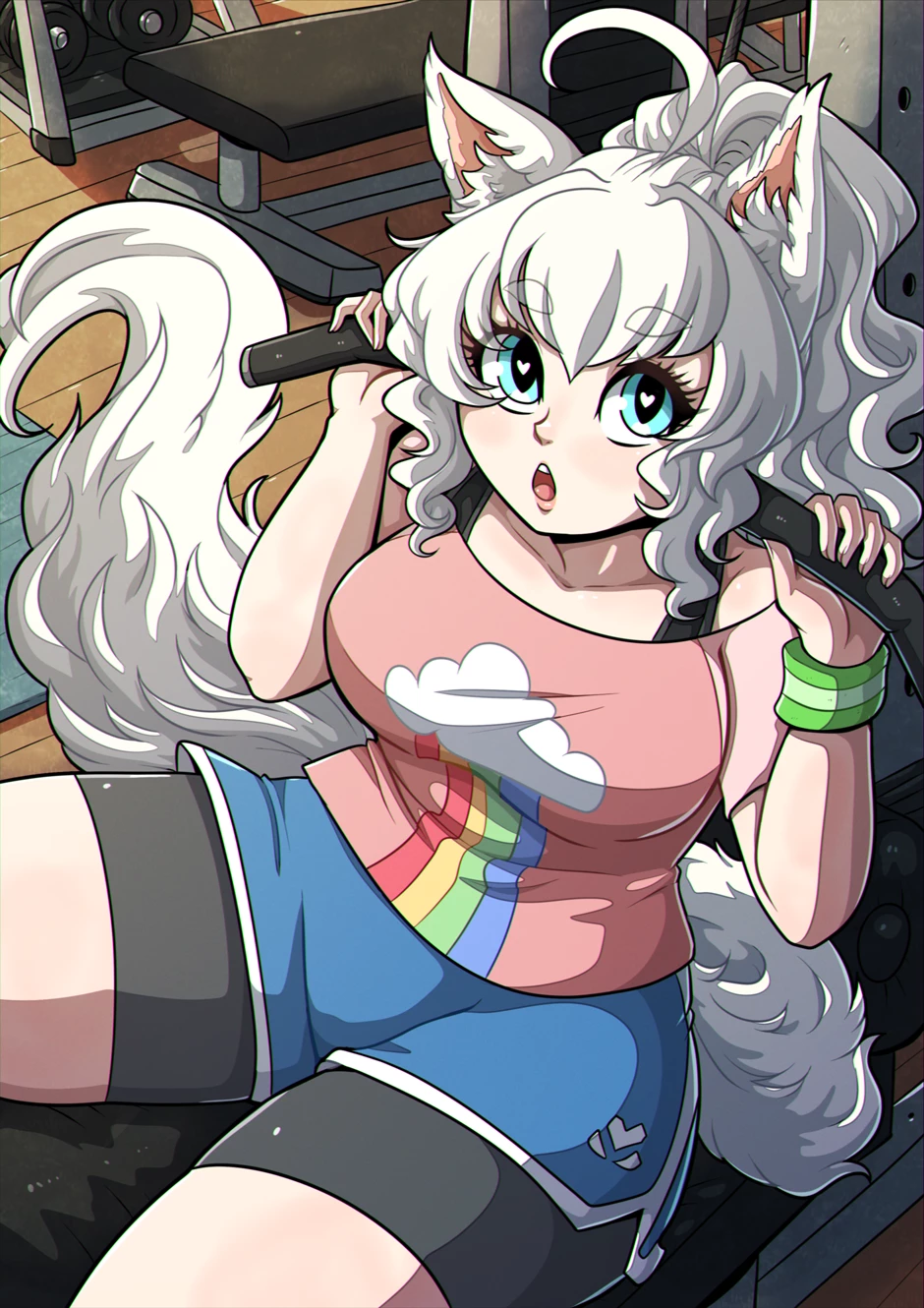 Candy's Workout porn comic picture 2