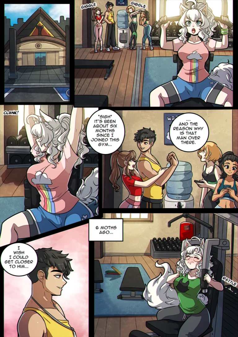 Candy's Workout porn comic picture 3