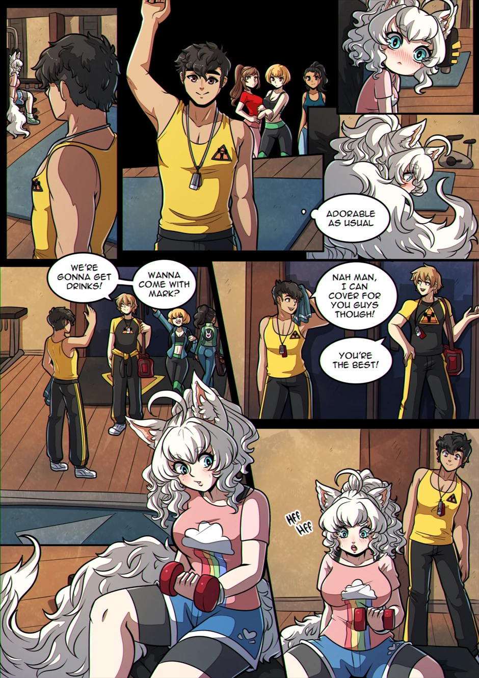 Candy's Workout porn comic picture 5