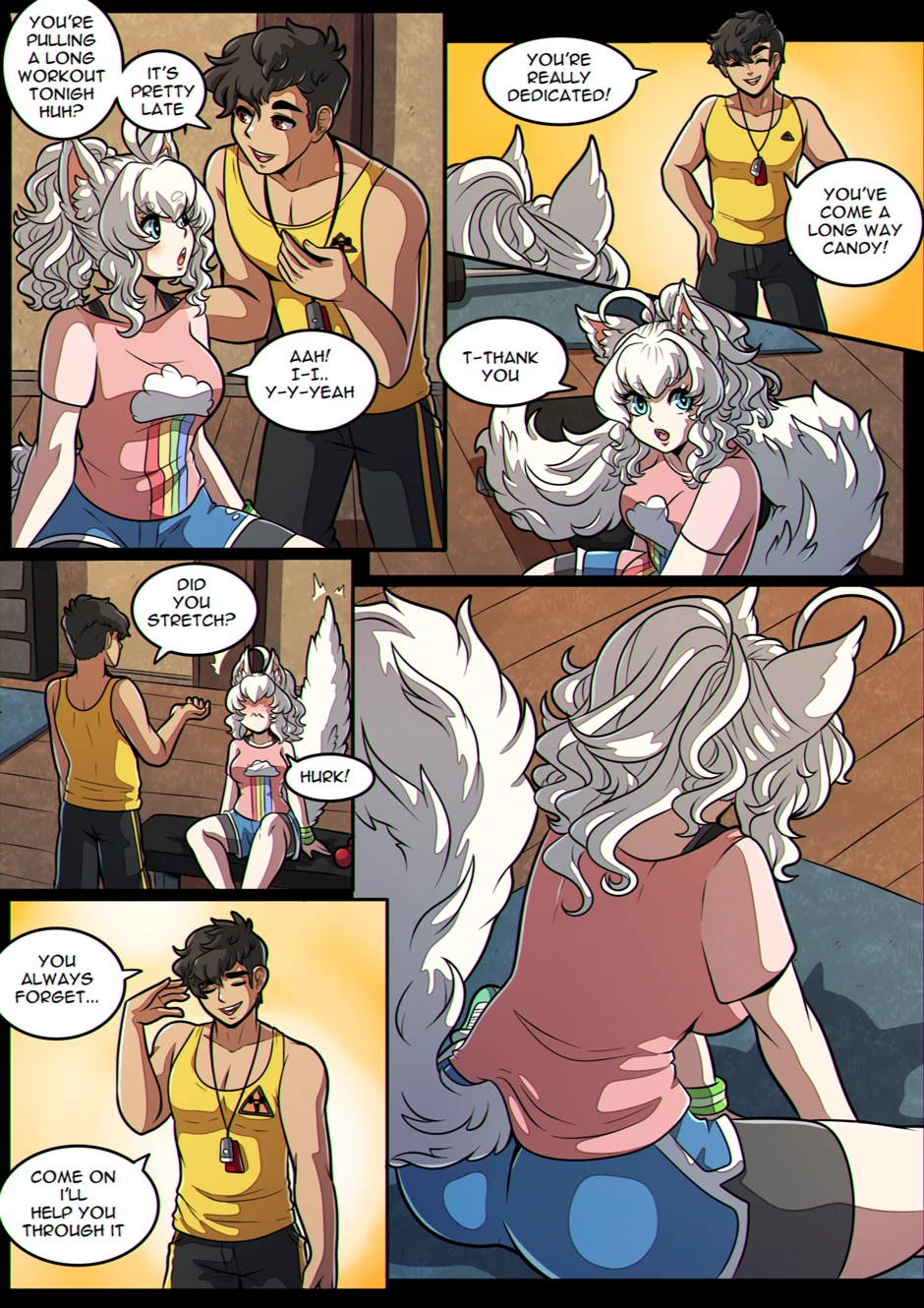 Candy's Workout porn comic picture 6