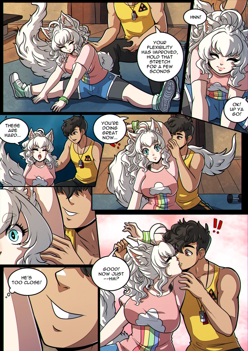 Candy's Workout porn comic picture 7