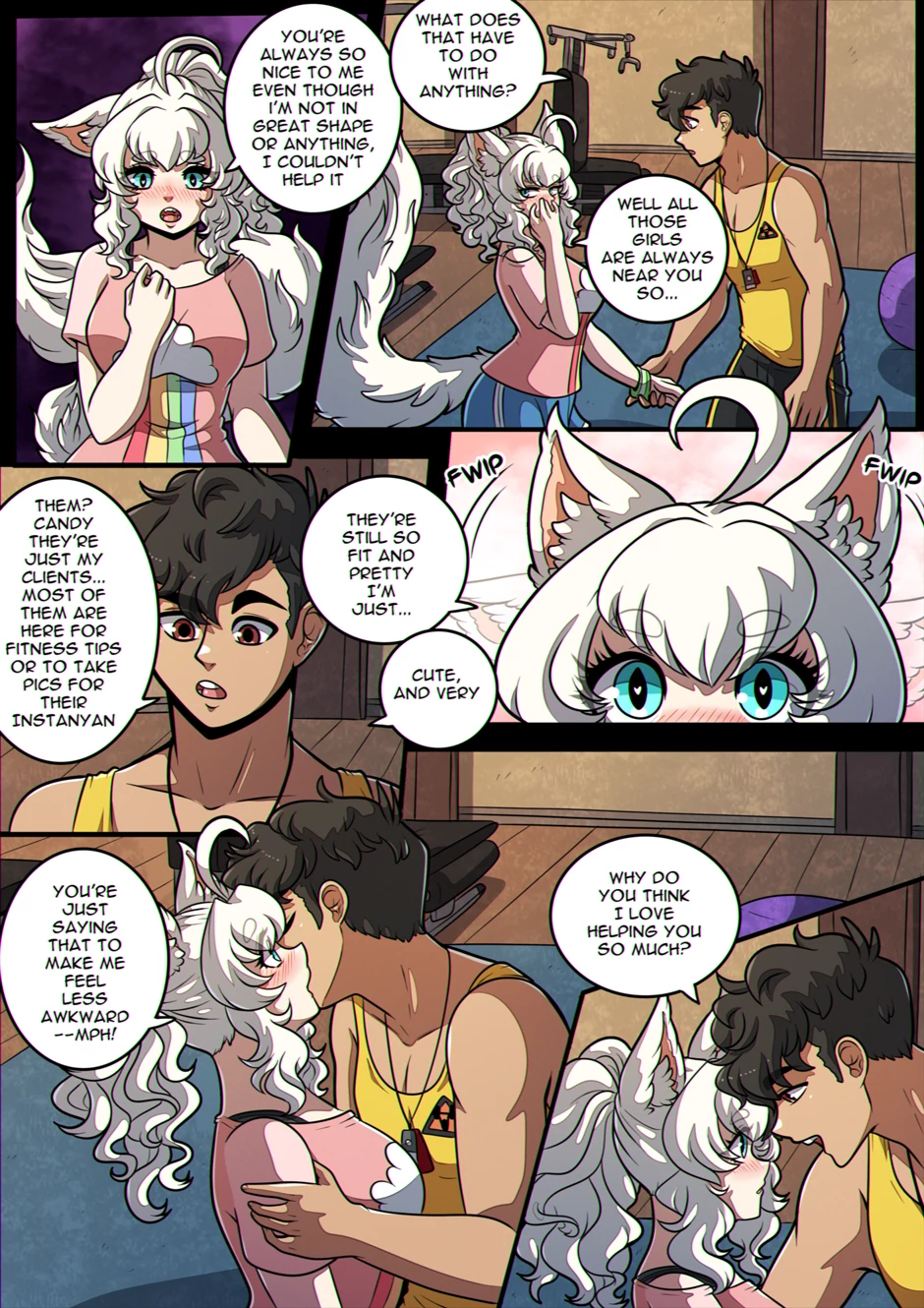 Candy's Workout porn comic picture 9