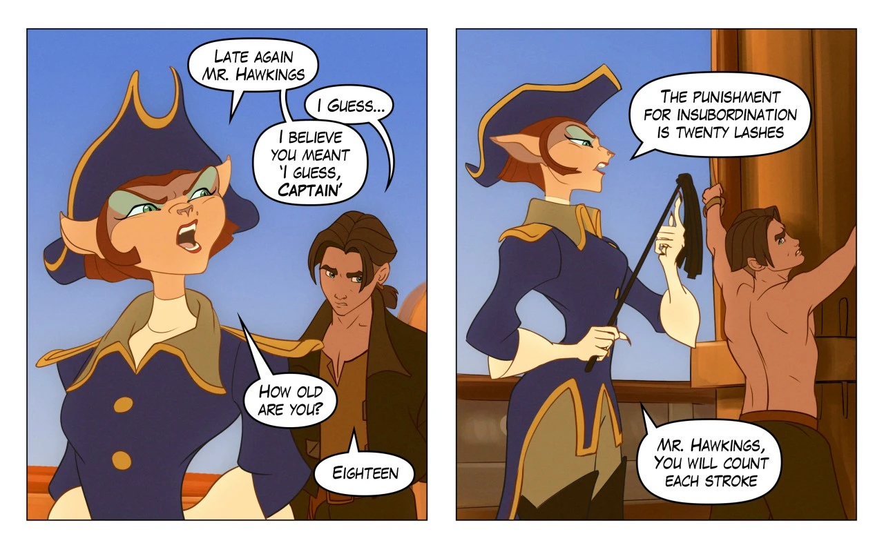 Captain's Orders porn comic picture 2