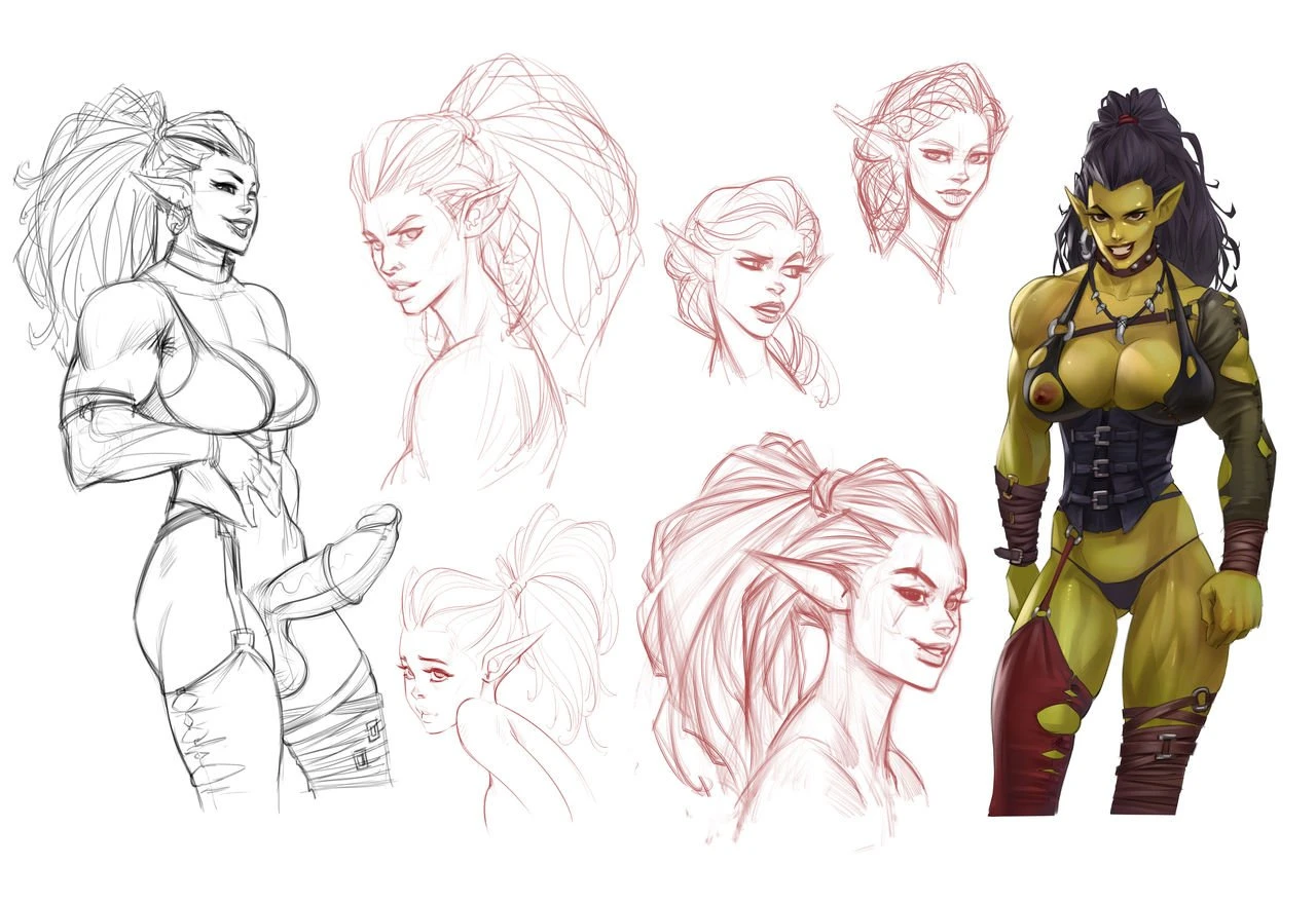 Captive of the Orcs [Futa] porn comic picture 29