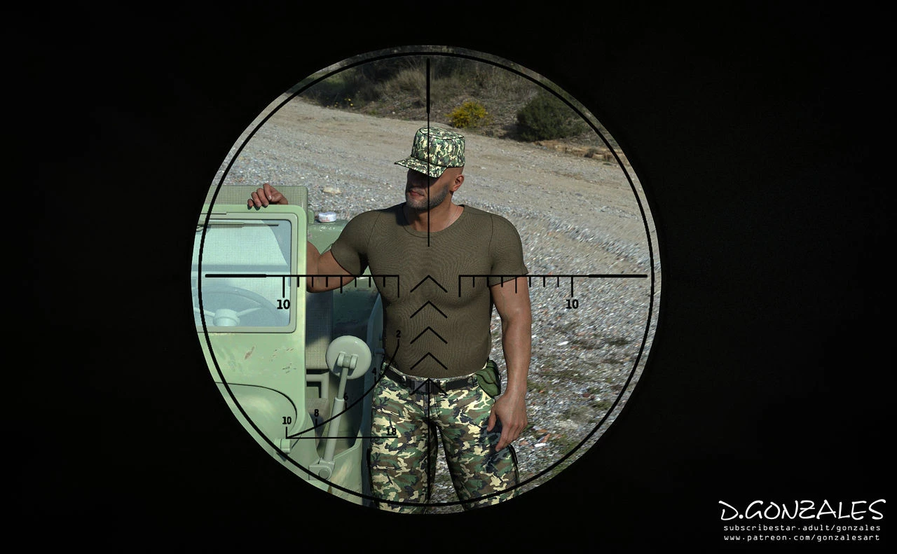 Captive Sniper porn comic picture 3