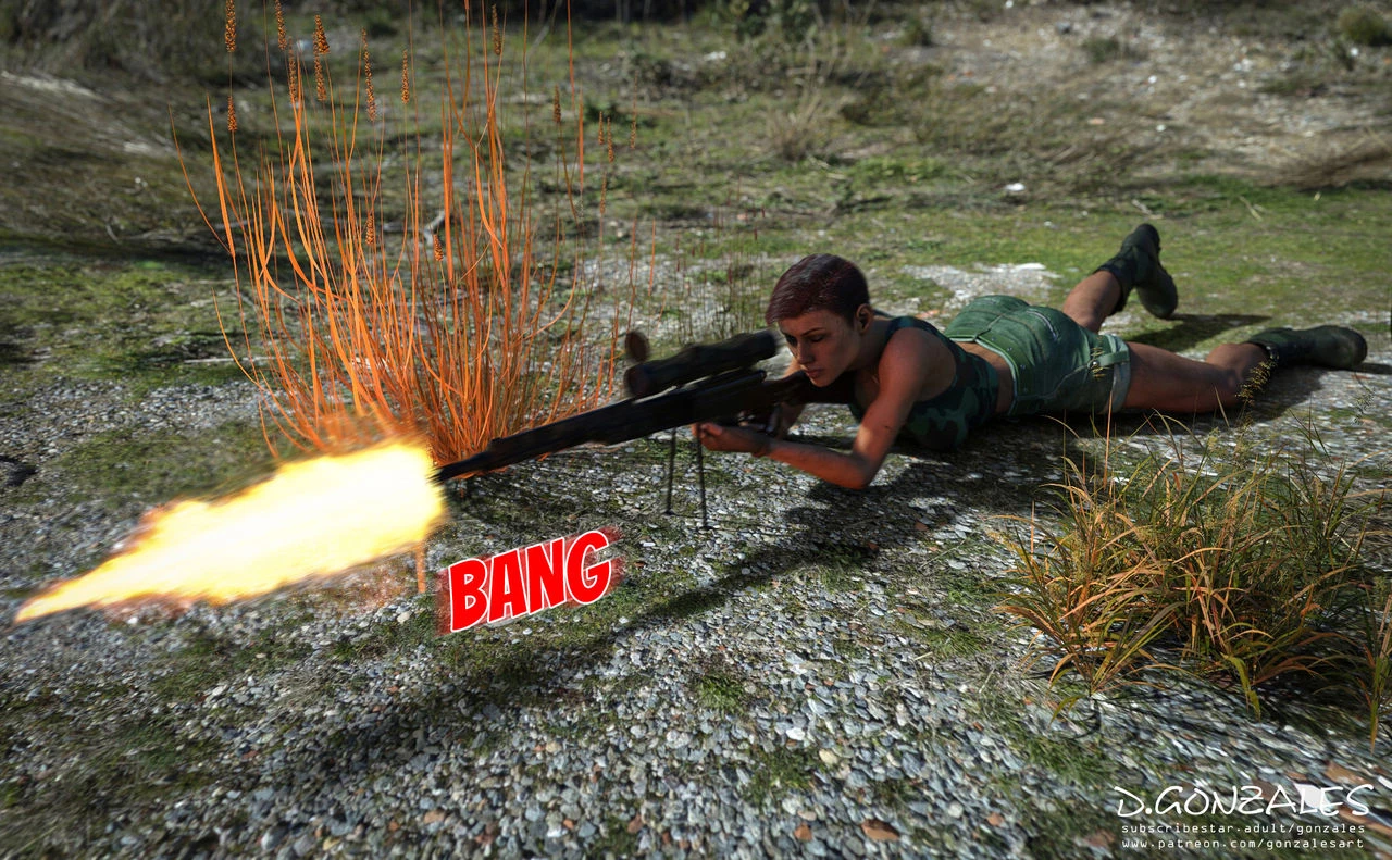 Captive Sniper porn comic picture 4