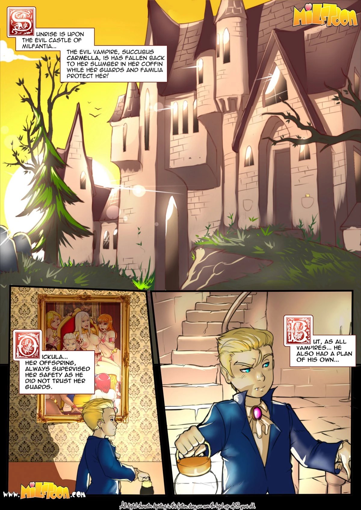 Carmela porn comic picture 2